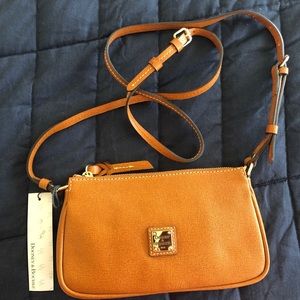 Dooney and Bourke Crossbody bag in tan leather